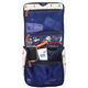Personalized Navy Anchors Hanging Travel Kit Image 2 of 3